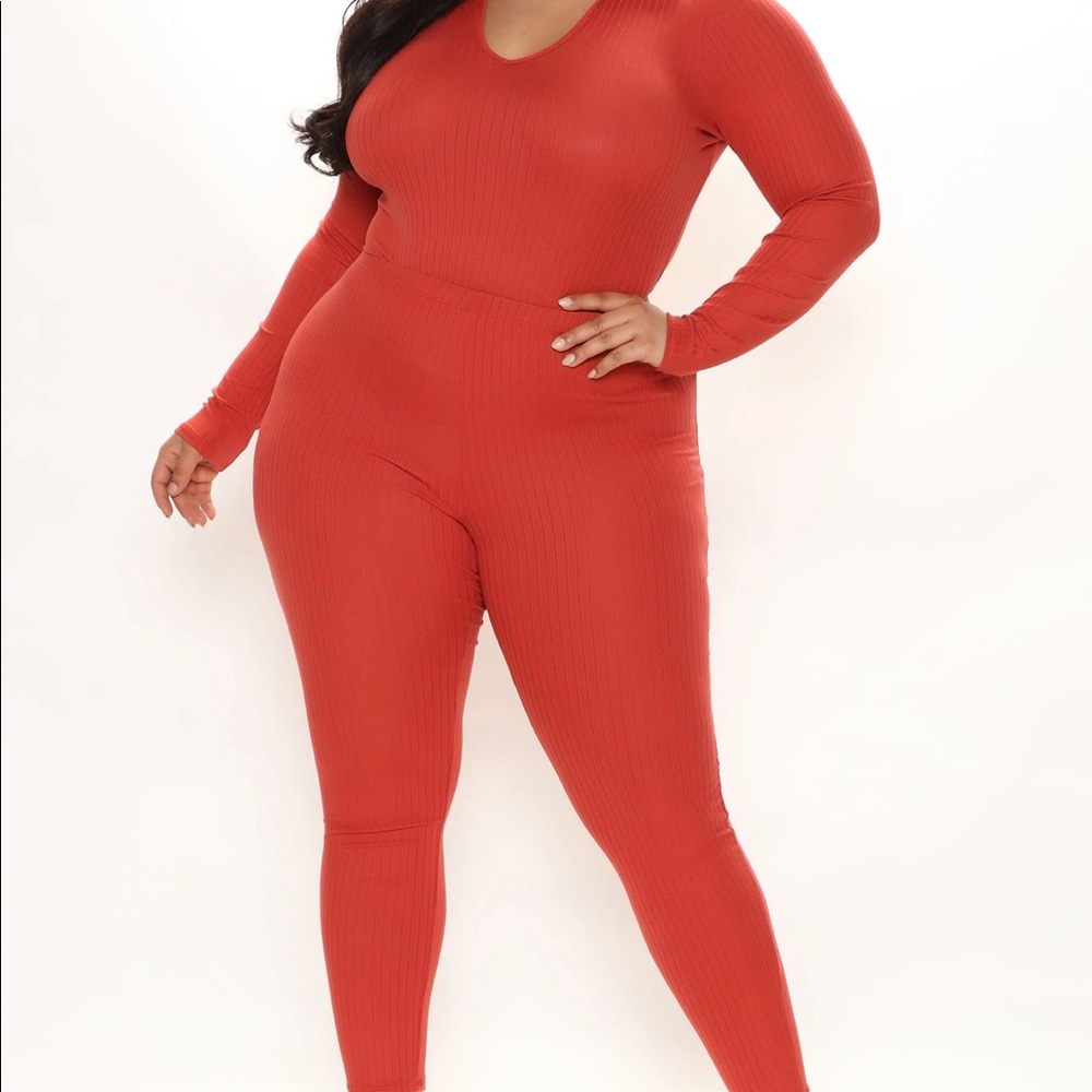 Rust leggings set